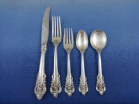 Grande Baroque by Wallace Sterling Silver Flatware Set Service Dinner 66 Pieces