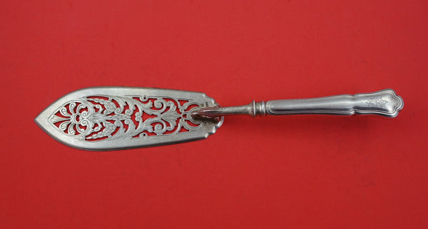Austrian .800 Silver Fish Server HH AS pierced blade 3-D Dolphin 11 1/2"