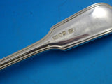 Fiddle Thread by James Robinson Sterling Silver Luncheon Fork Design on Front 7"