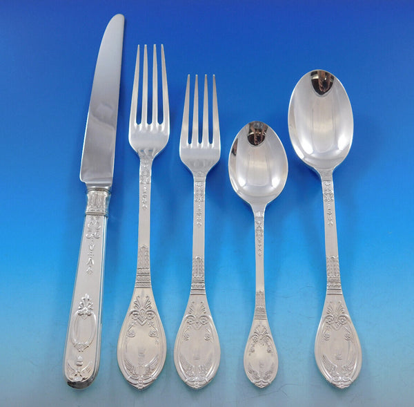 Chateau by Carrs English Sterling Silver Flatware Set for 8 Service 45 pc Dinner