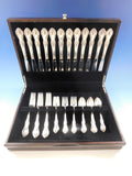 Wild Rose by International Sterling Silver Flatware Set 12 Service 48 pcs
