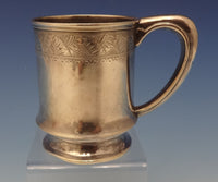 Unknown San Francisco Reichal Sterling Silver Baby Cup Brite-Cut Border (#0629)