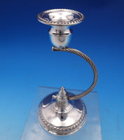 Columbia Sterling Silver Candlestick Pair 7" x 3 1/2" Weighted Curved (#8106)