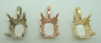 14K Gold Carved Agate Initial Pendant - Various Shapes Personalized New (#J2155)