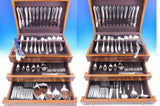 Continental Georg Jensen Sterling Silver Flatware Set 24 Service 524 pcs Dinner