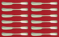 Old English Tipt By Gorham Sterling Silver Butter Spreader flat handle Set 12pcs