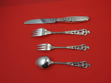 Dobbel Rokokko by Brodrene Lohne Norwegian Sterling Silver Regular 4-pc Setting