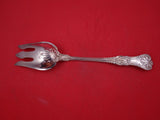 King George by Gorham Sterling Silver Salad Serving Fork  AS narrow 10 1/2"