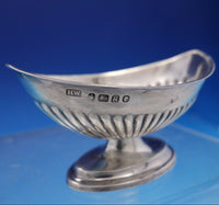 1884 Victorian English Sterling Silver Salt Dip with Pedestal Base (#4307)