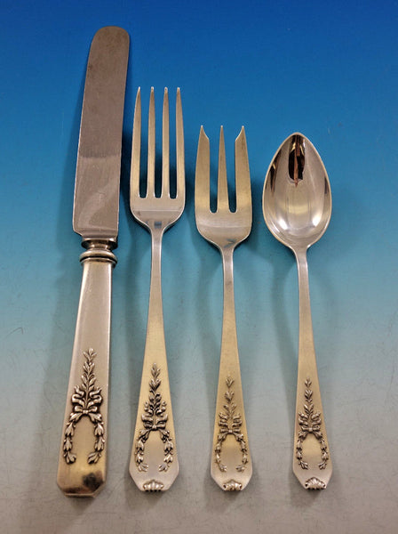Madam Jumel by Whiting Sterling Silver Flatware Set Service 27 pieces