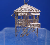 Filigree by Unknown Sterling Silver Doll House Miniature House on Stilts (#6889)