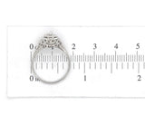 Art Deco 18k White Gold .60ct Genuine Natural Diamond Filigree Ring (#J6751)