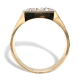 10k Yellow Gold Genuine Natural Diamond Men's Ring Size 13.25 Jewelry (#J7494)