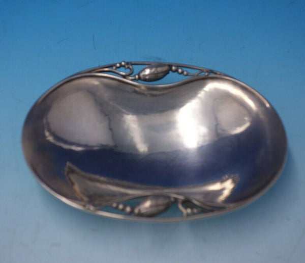 Blossom by Georg Jensen Sterling Silver Soap Dish #2 7/8" x 5" x 3 1/2" (#3123)