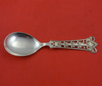 Th. Olsens Norwegian Sterling Silver Berry Spoon 7 1/4" Serving Heirloom