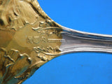 Love Disarmed by Reed & Barton Sterling Salad Serving Fork old dark GW 3tine 11"