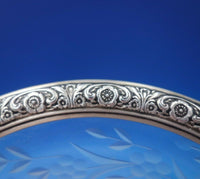 Prelude by International Sterling Silver Candy Dish w/ Cut Crystal #H578 (#6441)