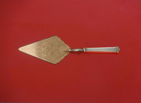 Theseum by International Sterling Silver Pastry Server Fancy Vermeil HH Custom