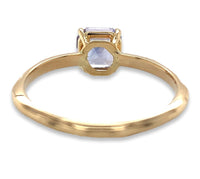 14k Yellow Gold .94ct Genuine Natural Ceylon Blue Sapphire Ring 6.75 (#J7318)
