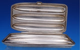 Japanese .950 Silver Cigar Case Bright-Cut 5 5/8" x 3 1/4" x 7/8" (#8310)