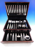Cypress by Georg Jensen Sterling Silver Flatware Set for 12 Service 75 pc Dinner