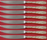 Rose by Stieff Sterling Silver Steak Knife Set 8pc Not Ser Custom