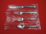 English Gadroon by Gorham Sterling Silver Dinner 4-pc Setting,  New