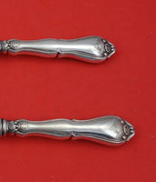Rosenborg by A. Dragsted Danish Sterling Silver Salad Serving Set 2pc HH 8 1/8"