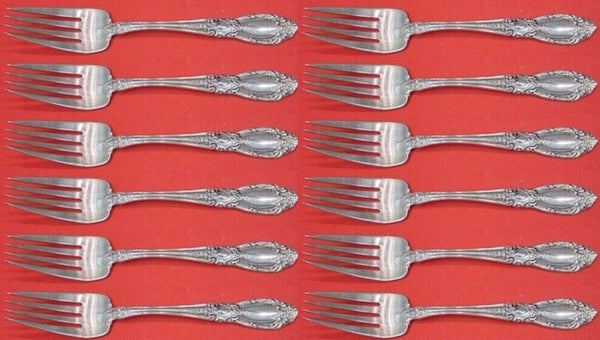 King Richard by Towle Sterling Silver Salad Forks 6 1/2" Set of 12