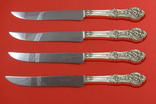 Springtime by International Sterling Silver Steak Knife Set Texas Sized Custom