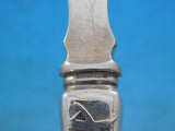 Lap Over Acid Etched by Tiffany Sterling Silver Melon Fork / Knife Catfish 8 1/8