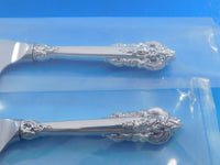 Grande Baroque by Wallace Sterling Silver Cheese Serving Server Set 2pc Custom