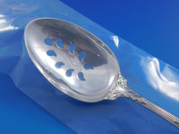 Georgian By Towle Sterling Silver Serving Spoon Pierced Custom Made 8 1/4"