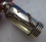 Applied Metals by Gorham Pepper Shaker #1660 Japonesque Woman Corn Stalks #8627