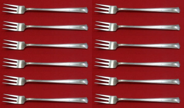 Pantheon by International Sterling Silver Cocktail Fork Set 12 pieces 5"