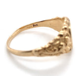 Victorian 14k Gold Signet Ring with "PNB" Monogram Size 9.25 Jewelry (#J7277)