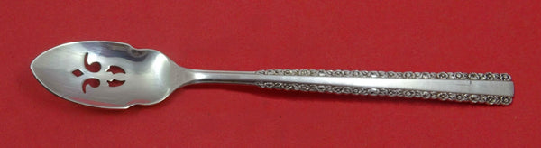 Romance by International Sterling Silver Olive Spoon Pierced 5 3/4" Custom Made