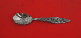 Lily of the Valley by Whiting Sterling Silver Sugar Spoon shell bowl w/design 6"
