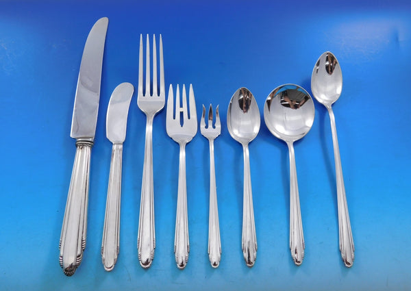 Contempora by D&H Sterling Silver Flatware Set 12 Service 103 pc Art Deco Dinner