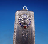 Breadner Mfg Co Sterling Silver Card Case for Stamps "BPOE Elk's Club" (#6993)