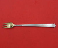 Hampton by Tiffany and Co Sterling Silver Cocktail Fork Gold Washed 6" Heirloom