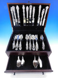 Harlequin Mixed Sterling Silver Flatware Set for 10 Dinner Service 60 pc Ornate