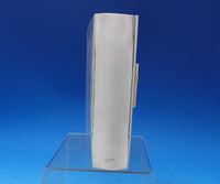 Allan Adler Sterling Silver Bible Cover Hinged Binding w/ 3-D Gilt Cross (#7382)