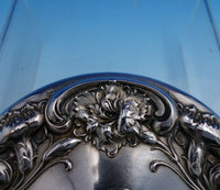 Carnation by Wallace Sterling Silver Hand Mirror 7 1/2" x 5" Weighted (#4806)