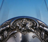 Carnation by Wallace Sterling Silver Hand Mirror 7 1/2" x 5" Weighted (#4806)
