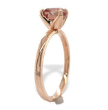 14k Rose Gold .92ct Oregon Genuine Natural Sunstone Ring Size 6.75 (#J7207)
