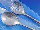 Repousse by Kirk Sterling Silver Salad Serving Set Pierced Custom Made 10 7/8"