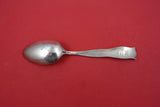 Flora by Shiebler Sterling Silver Teaspoon w/ pond lily #9  5 3/4"