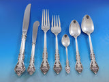 Masterpiece by International Sterling Flatware Set for 12 Service 98 pieces