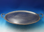 English Georgian Sterling Silver Tea Tray with Handles London 1814  (#6331)